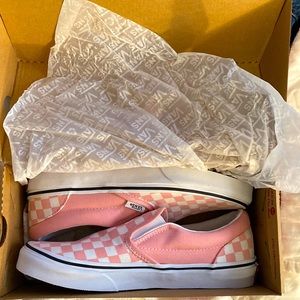 Pink Checker Vans